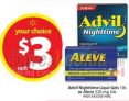 Feb 14 – 21: FREE Advil Nighttime