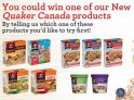 Quaker Pick Your Favourite Giveaway