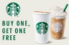 BOGO FREE Starbucks Handcrafted Beverages
