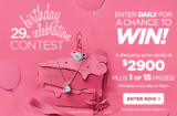 The Shopping Channel 29th Birthday Celebration Contest