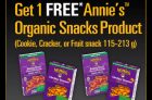 BOGO Free Annie’s Organic Snacks Coupon