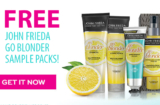 FREE John Frieda Go Blonder Sample Packs