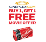 Cineplex & Coke BOGO Movie Offer
