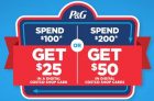 Costco and P&G Promotion | Get a $25 or $50 Costco Card