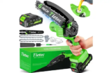 TIETOC Mini Chainsaw Cordless 6 Inch with Large Batteries