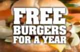 Harvey’s Free Burgers For A Year Contest