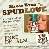 Free PEI Potatoes Decals
