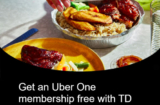 Free Uber One Membership With TD