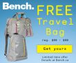Bench.ca – Free Travel Bag
