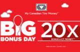 Canadian Tire – 20X e-Canadian Tire Money Event