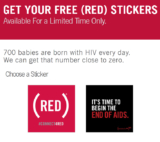 Free (RED) Sticker Request
