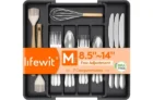 Lifewit Cutlery Organizer, Expandable Utensil Drawer Organizer, Medium