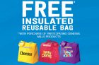 General Mills Canada Promotion | Get a Free Insulated Reusable Bag