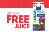Free Oasis Juice Promo