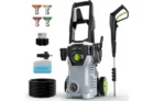 Etoolab Power Washer with Foam Cannon and 4 Nozzle Tips