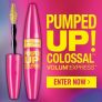 Maybelline Pumped Up! Colossal Mascara Giveaway