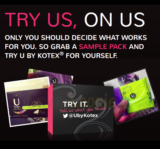U by Kotex Sample Packs