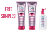 FREE L’Oreal EverPure Moisture Samples