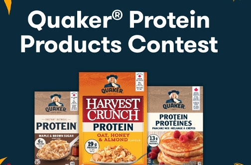 Tasty Rewards Contest | Quaker Protein Products Contest