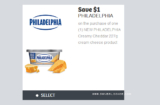 Philadelphia Creamy Cheddar Cream Cheese Coupon
