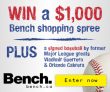 Bench Shopping Spree + Autographed Baseball Contest