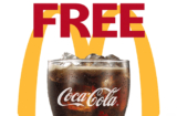 Free Fountain Drink at McDonald’s