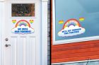 Free Friendship Rainbow Decal