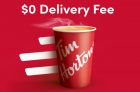 Tim Hortons Free Delivery