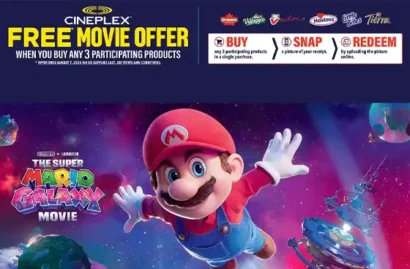 Bimbo Promotion | Cineplex Super Mario Galaxy Movie Offer