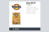 Tostitos Cantina Chipotle Thins Chips Coupon