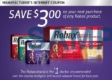Robax Product Coupons