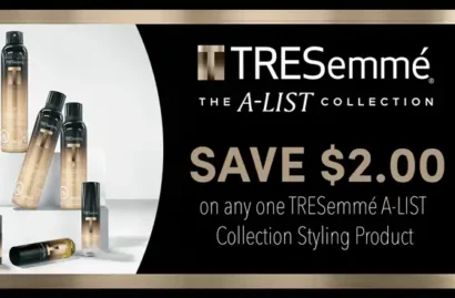 TRESemme Coupon | Save on A-List Collection Products