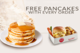 Sunset Grill Free Pancakes with Every Order