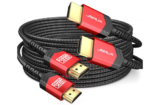 JSAUX 8K HDMI Cables 2.1 10FT 2-Pack