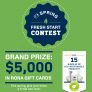 Rona $5000 Fresh Start Contest