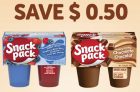 Snack Pack Pudding or Gel Coupons