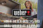 Win a Weber Genesis II Gas Grill from Shopper Army