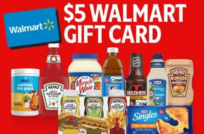Kraft Heinz Rebate | Get a $5 Walmart Gift Card