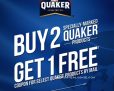 Free Quaker Product Coupon Rebate