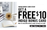 Shoppers Drug Mart Indigo Bonus Card Event