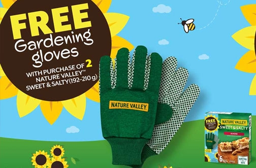 Nature Valley Promotion | Free Gardening Gloves
