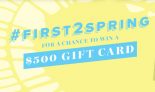 #First2Spring Contest
