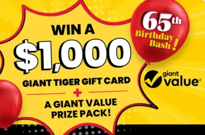 Giant Tiger Contest | 65th Birthday Bash Contest