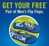 Free Kellogg’s Vector Men’s Flip Flops