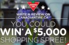 Canadian Tire Review to Win Contest