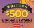 Shop.ca – $500 Shopping Spree
