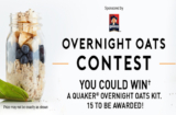 Quaker Overnight Oats Contest