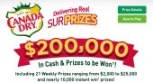 Canada Dry Delivering Real SurPrizes Contest