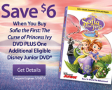 Disney Junior Sofia The First DVD Coupon