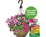 Home Depot – Free Vigoro Hanging Basket & Container Food Coupon